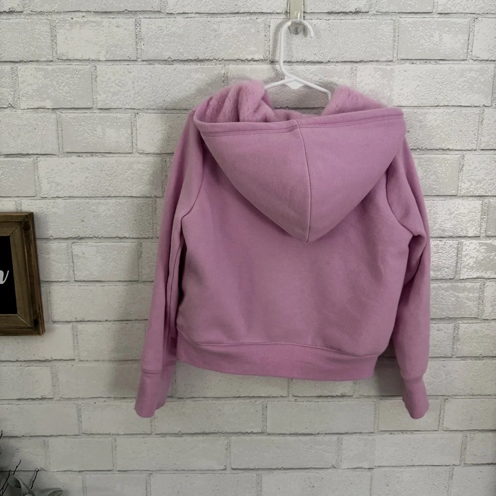 OSHKOSH B’GOSH Lilac Lined Zip Up Hooded Sweater